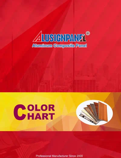 New D & Anti scratch Color Series Aluminum Composite Materials alusignpanel